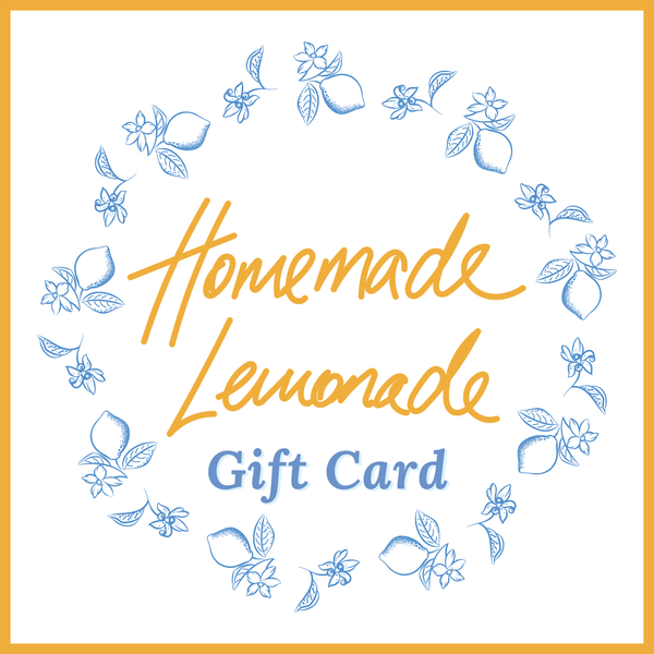 Homemade Lemonade Gift Card - Physical